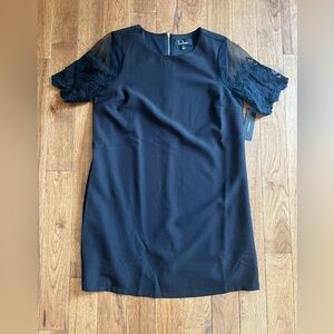 NWT Lulus Little Black Lace Sleeve Dress Size Small